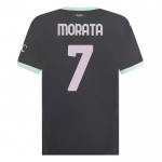 Günstige Fußballtrikots AC Mailand Morata 7 3rd trikot 2024-25 Kurzarm